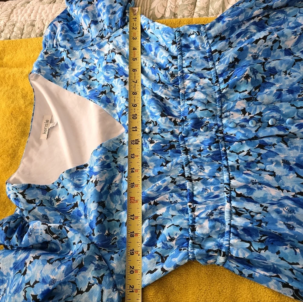 NWT Kensie Floral Midi Dress - Picture 7 of 9